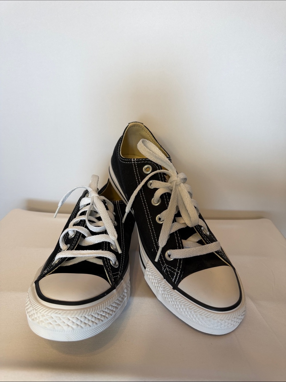Black Low Top Converse Sneakers